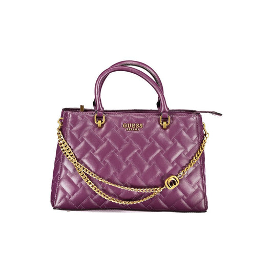 Bolso de mano de polietileno morado