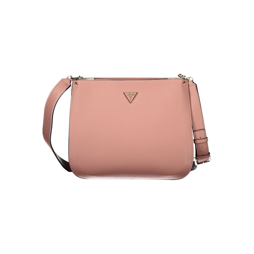 Bolso de mano de polietileno rosa