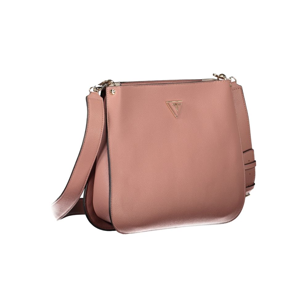 Bolso de mano de polietileno rosa