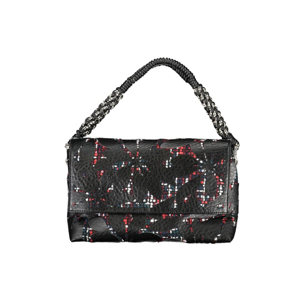 Bolso de mano de polietileno negro Desigual