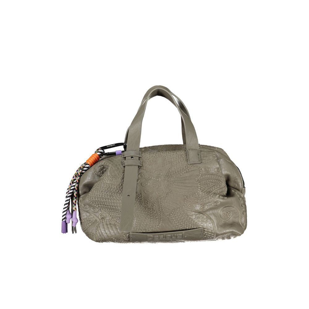 Bolso de mano Desigual de polietileno verde