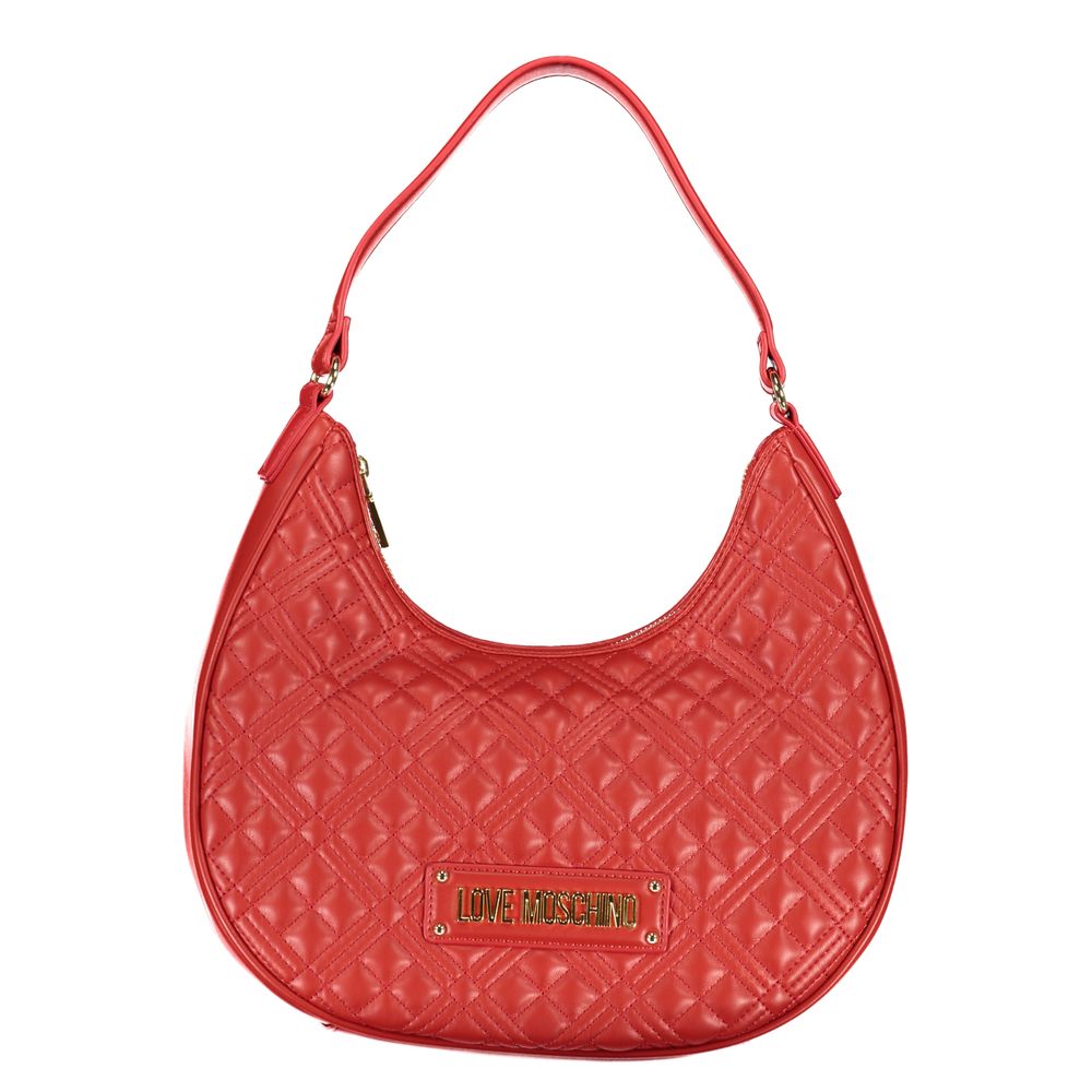 Bolso de mano de polietileno rojo