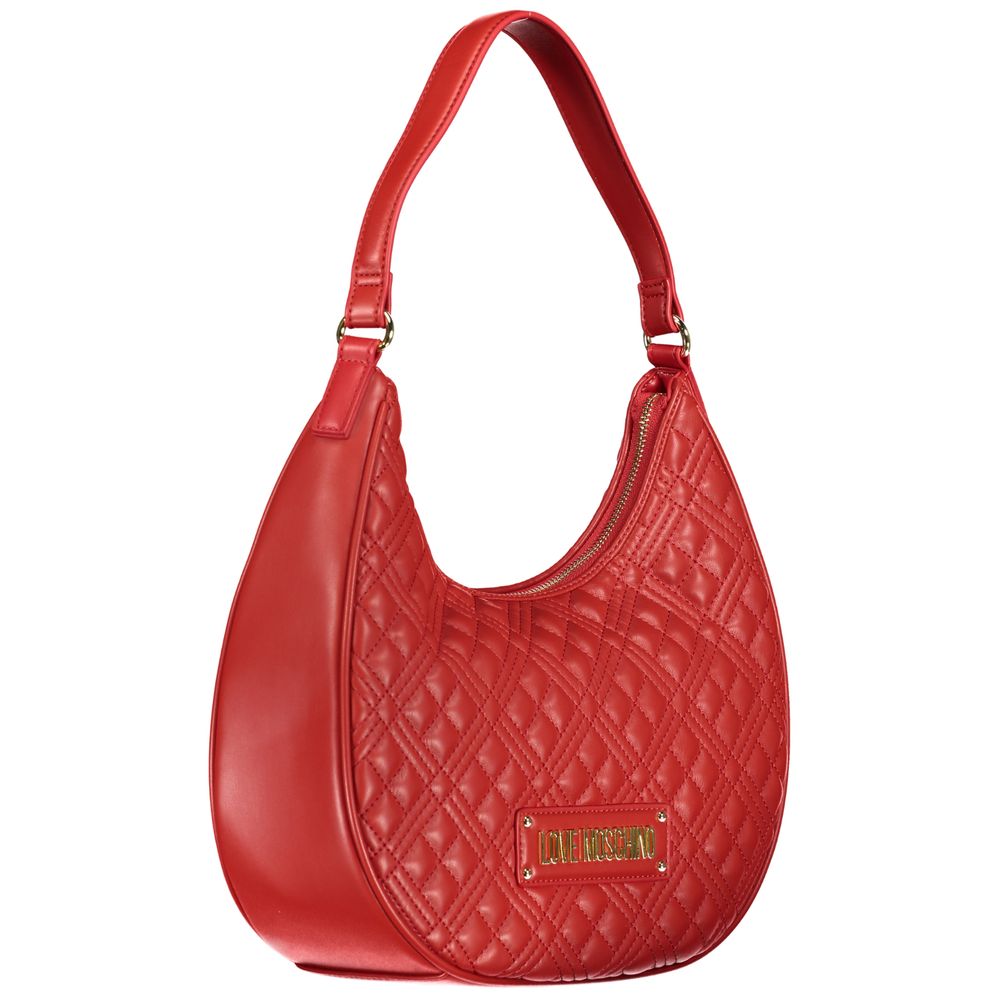 Bolso de mano de polietileno rojo