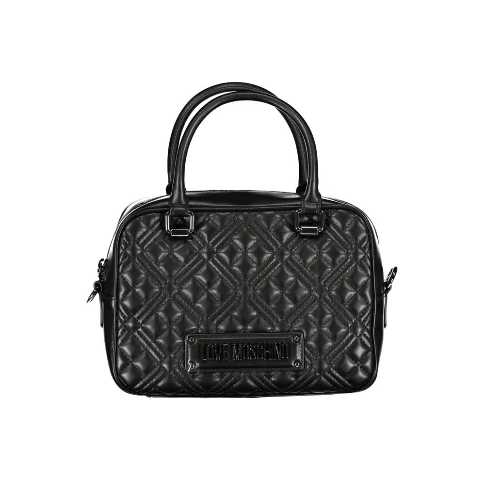 Bolso de mano de polietileno negro