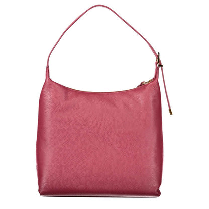 Bolso de cuero rojo