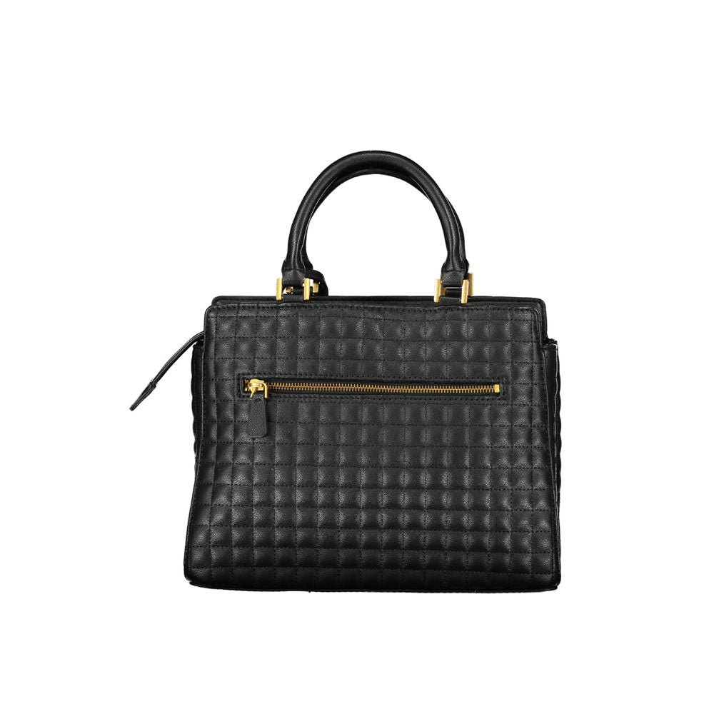 Bolso de mano de polietileno negro Guess Jeans