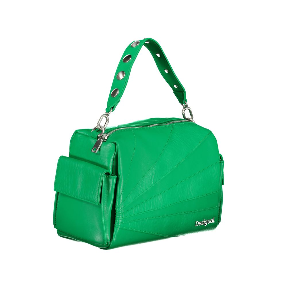 Bolso de mano Desigual de polietileno verde