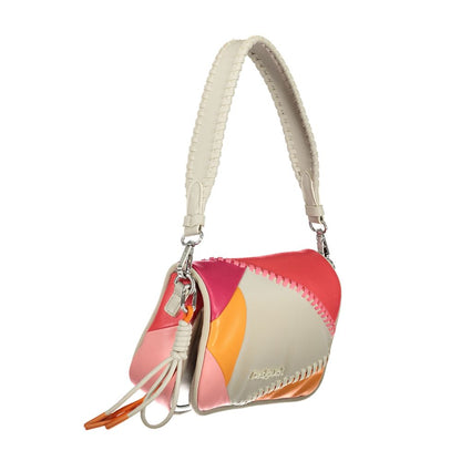 Bolso de mano Desigual de polietileno blanco