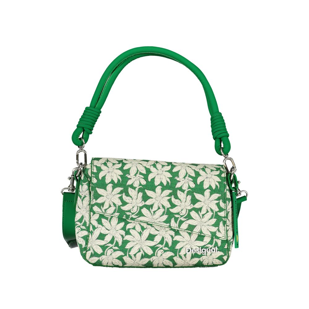 Bolso de mano Desigual de polietileno verde