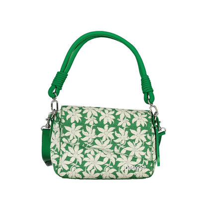 Bolso de mano Desigual de polietileno verde