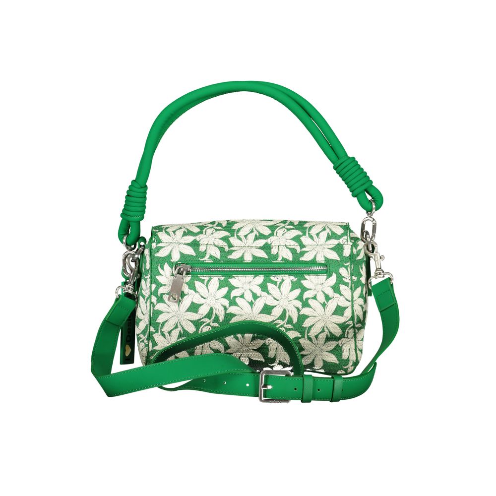 Bolso de mano Desigual de polietileno verde