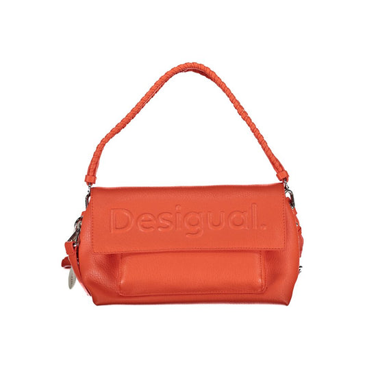 Bolso de mano de polietileno rosa Desigual