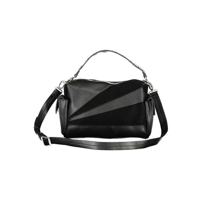 Bolso de mano de polietileno negro Desigual