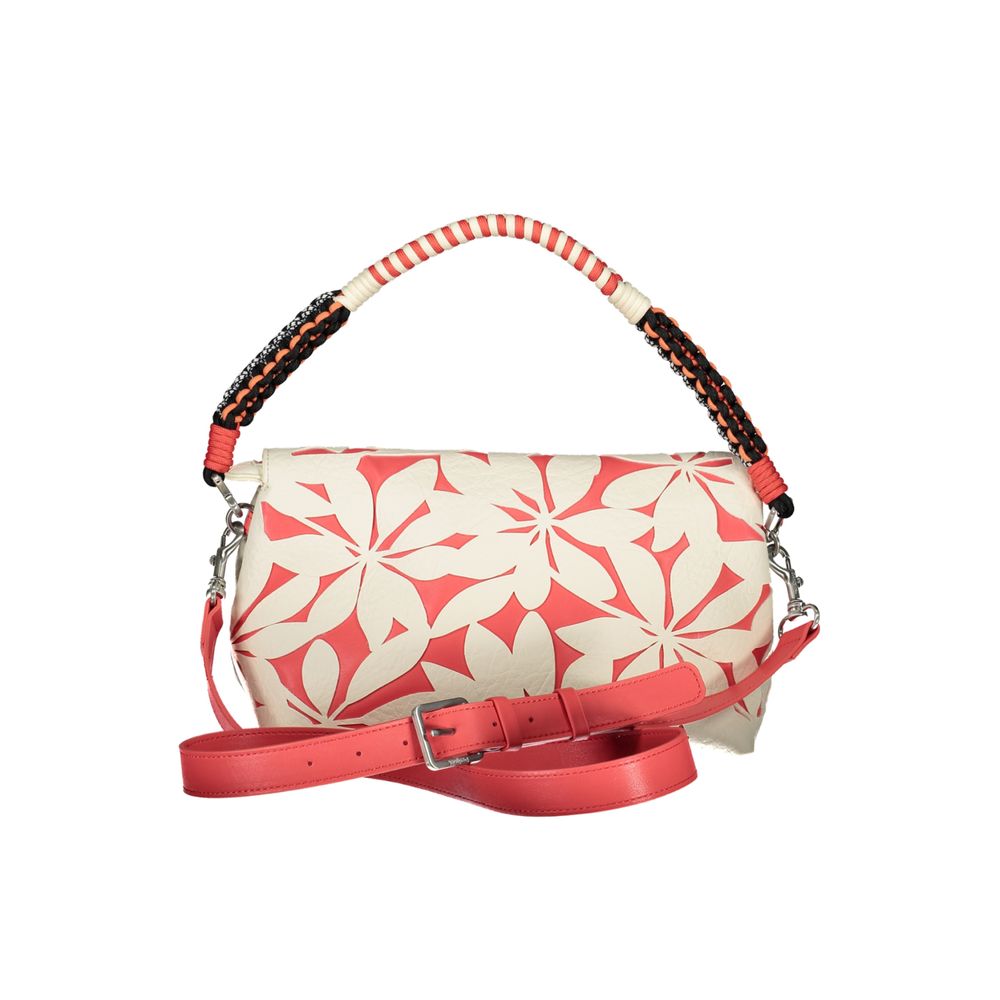 Bolso de mano Desigual de polietileno blanco