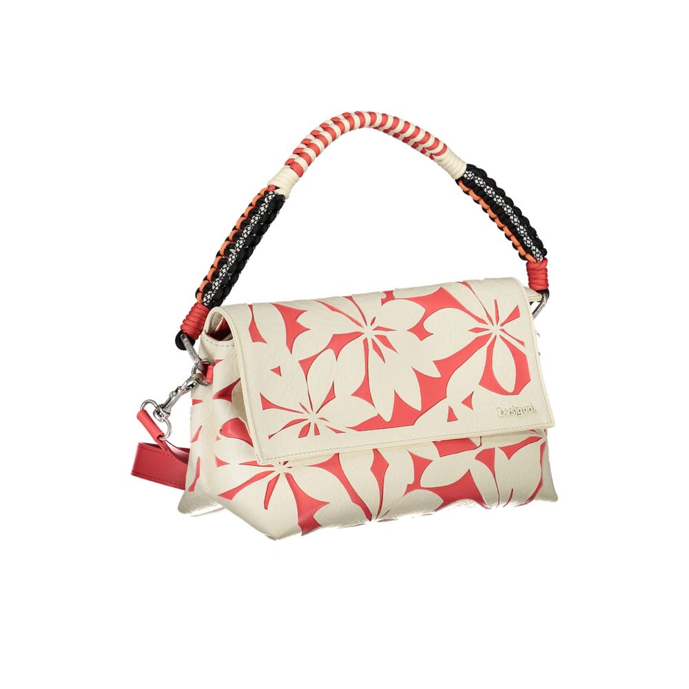 Bolso de mano Desigual de polietileno blanco