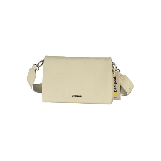 Bolso de mano Desigual de polietileno blanco