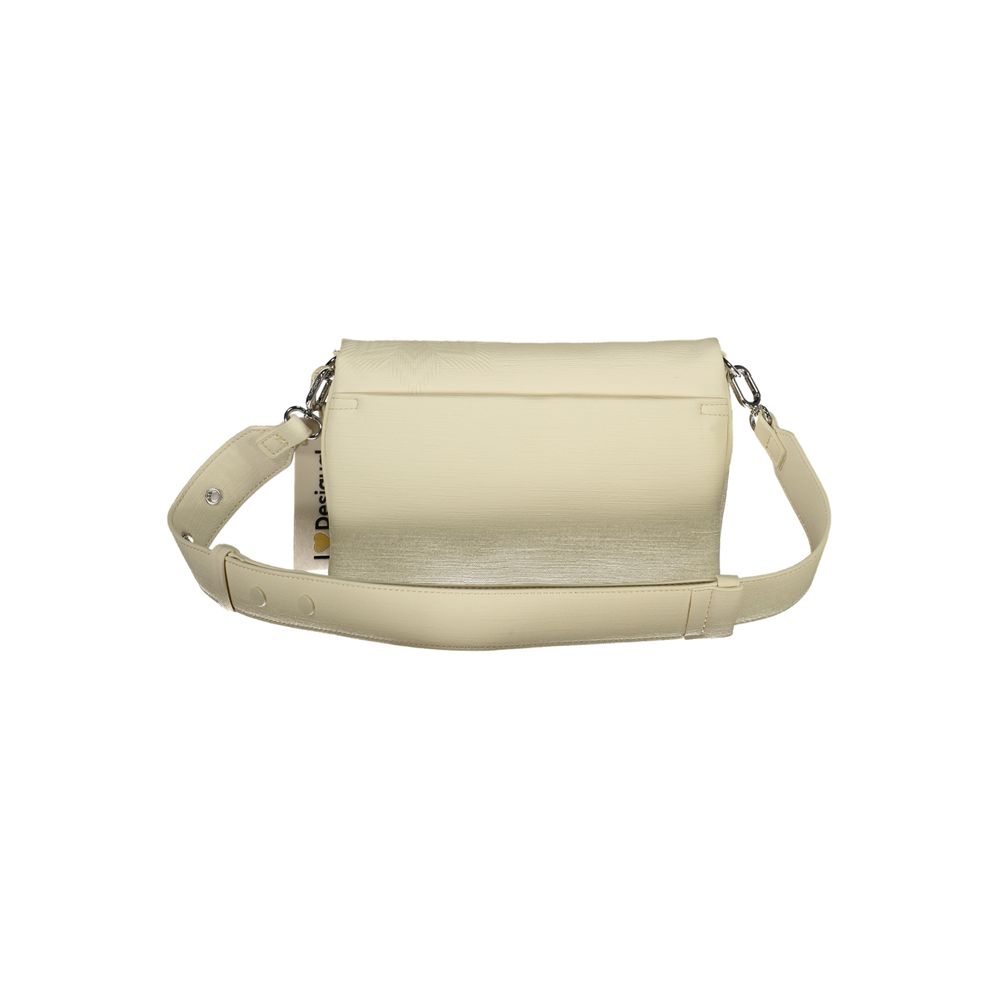 Bolso de mano Desigual de polietileno blanco