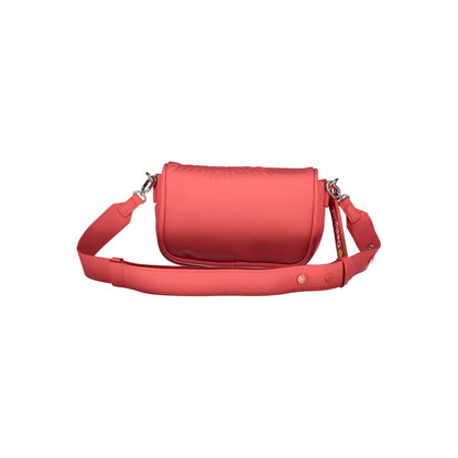 Bolso de mano de polietileno rojo