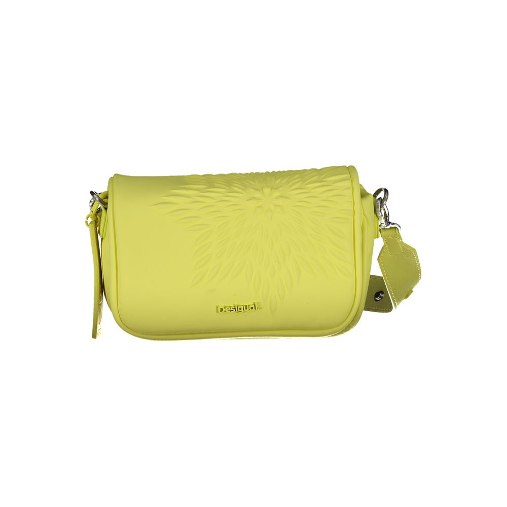 Bolso de mano amarillo de polietileno Desigual