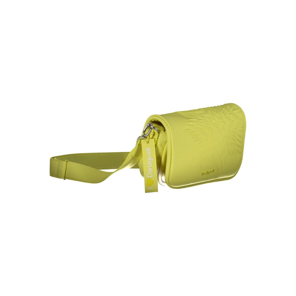 Bolso de mano amarillo de polietileno Desigual