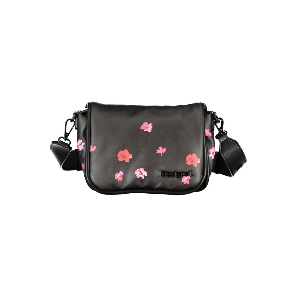 Bolso de mano de polietileno negro Desigual