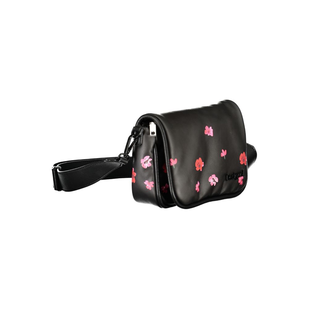 Bolso de mano de polietileno negro Desigual