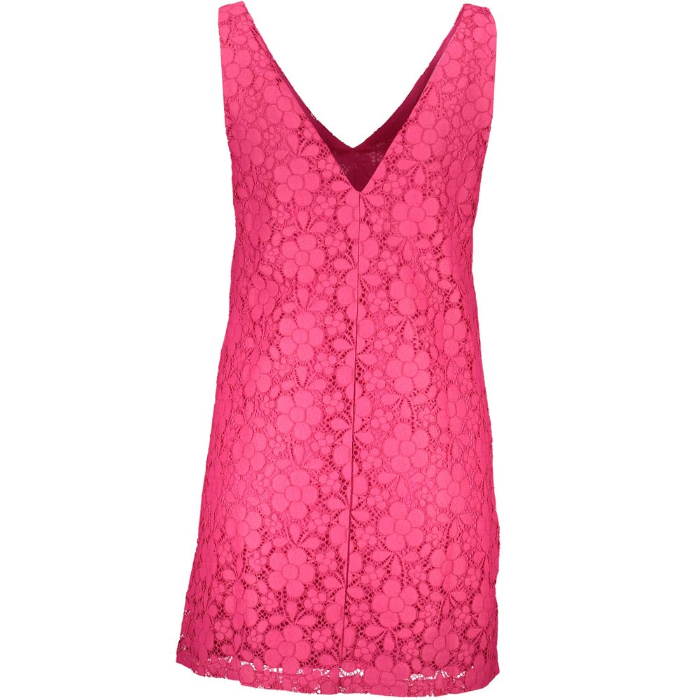 Vestido de viscosa rosa Desigual