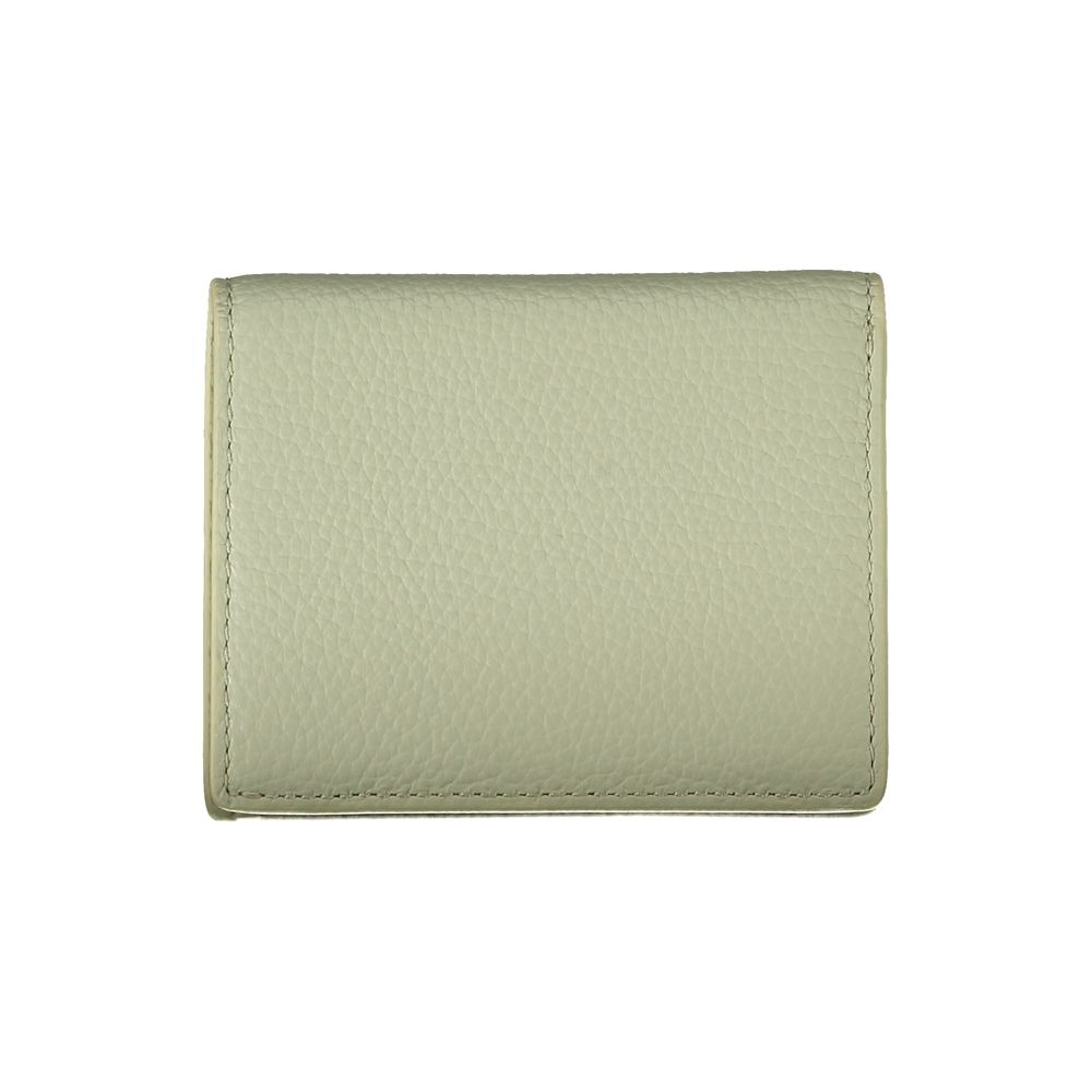 Cartera de cuero verde
