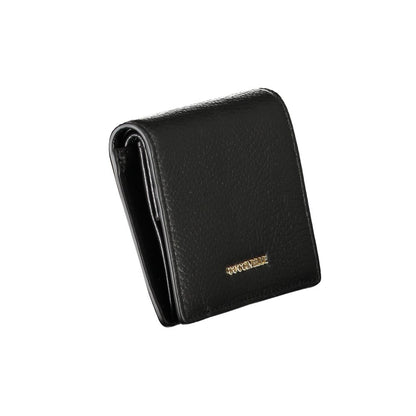 Cartera de cuero negra