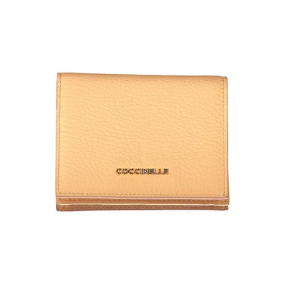 Cartera de cuero naranja