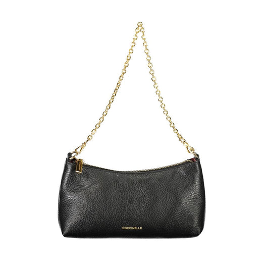 Bolso de cuero negro