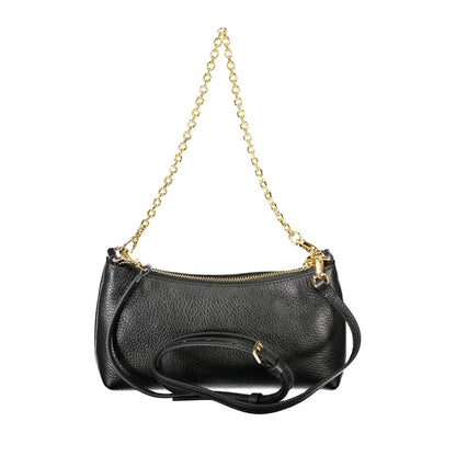 Bolso de cuero negro