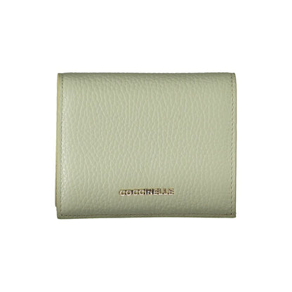 Cartera de cuero verde