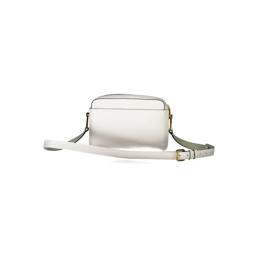 Bolso de cuero blanco