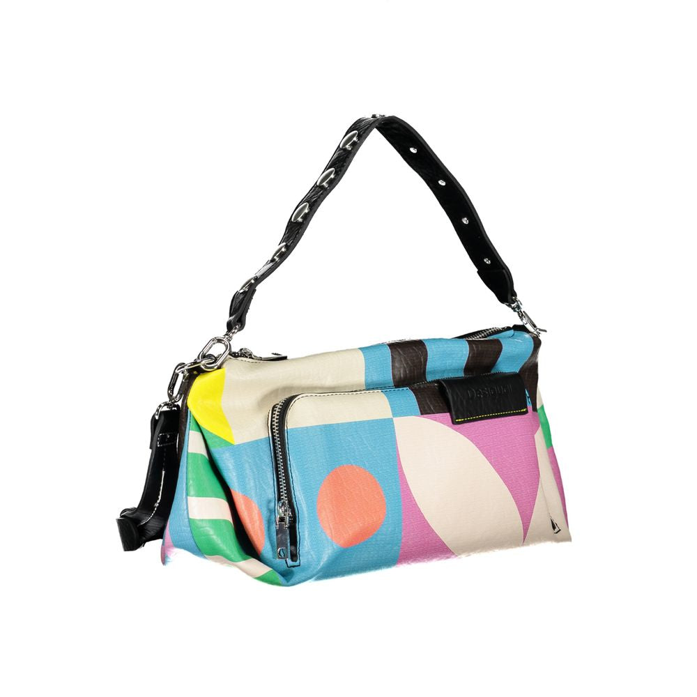 Bolso de mano de polietileno rosa Desigual