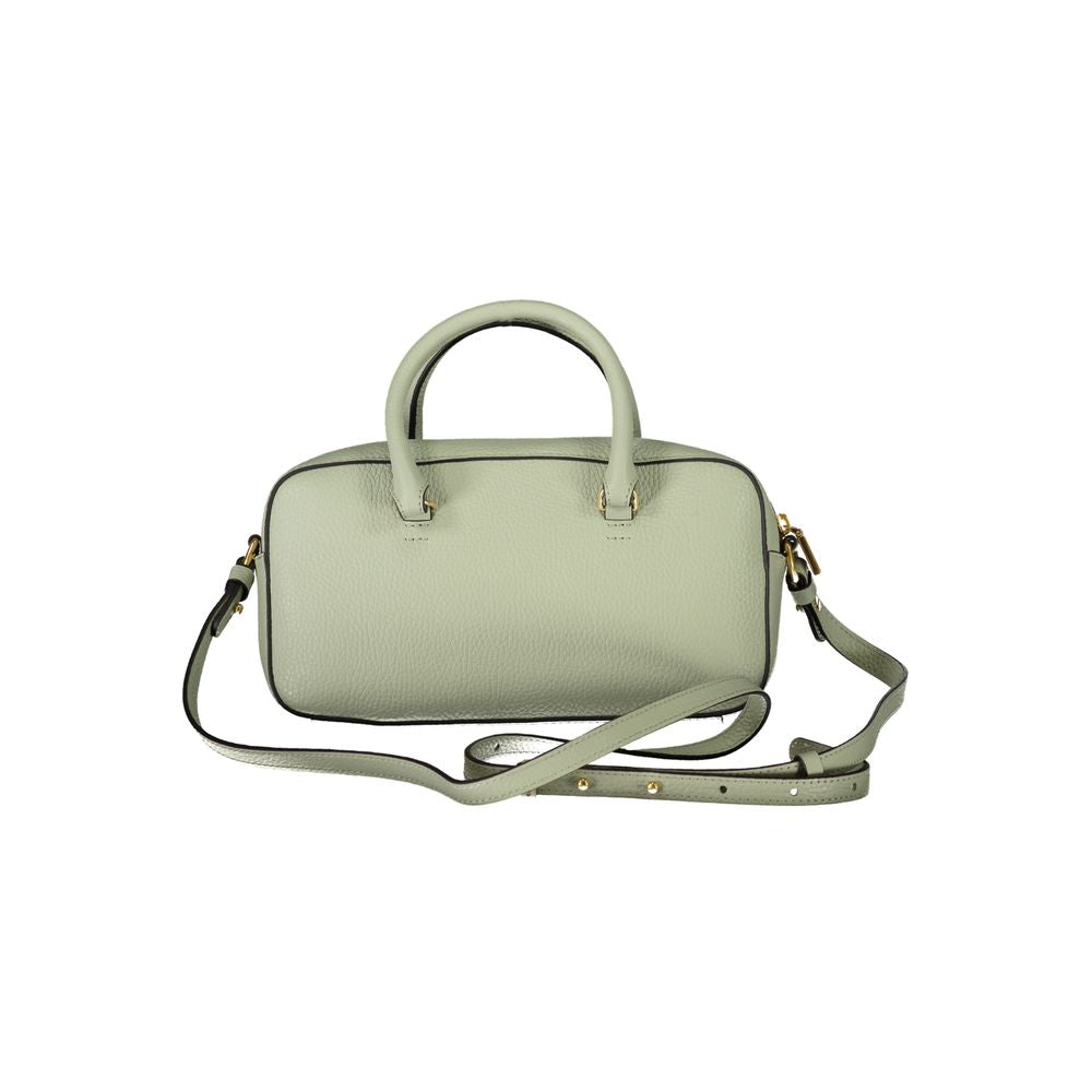 Bolso de mano de piel verde Coccinelle