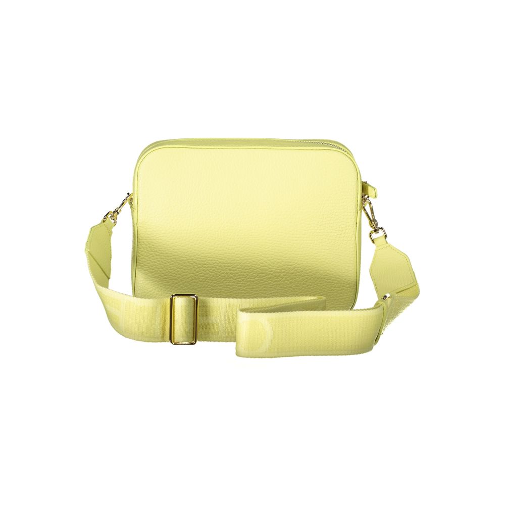 Bolso de cuero amarillo