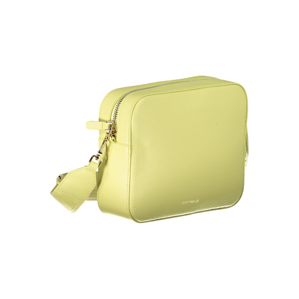 Bolso de cuero amarillo