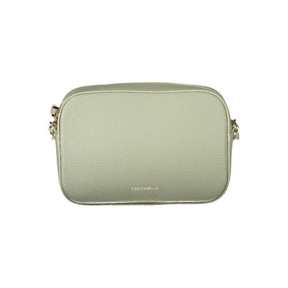 Bolso de cuero verde