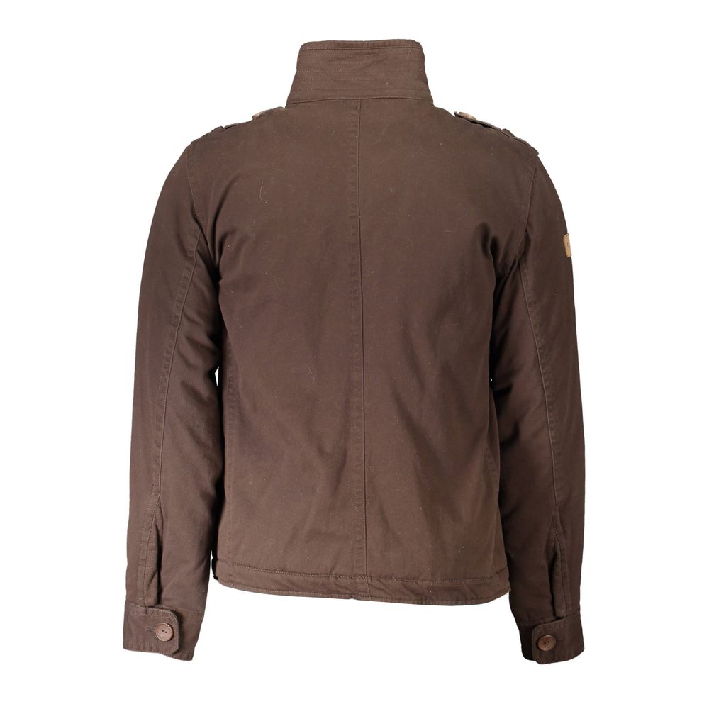 Chaqueta de poliéster marrón Eddy Wood