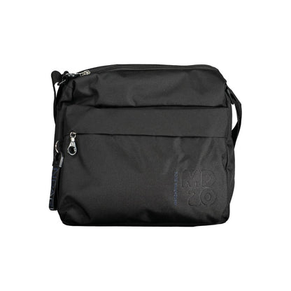 Bolso de mano de poliéster negro Mandarina Duck