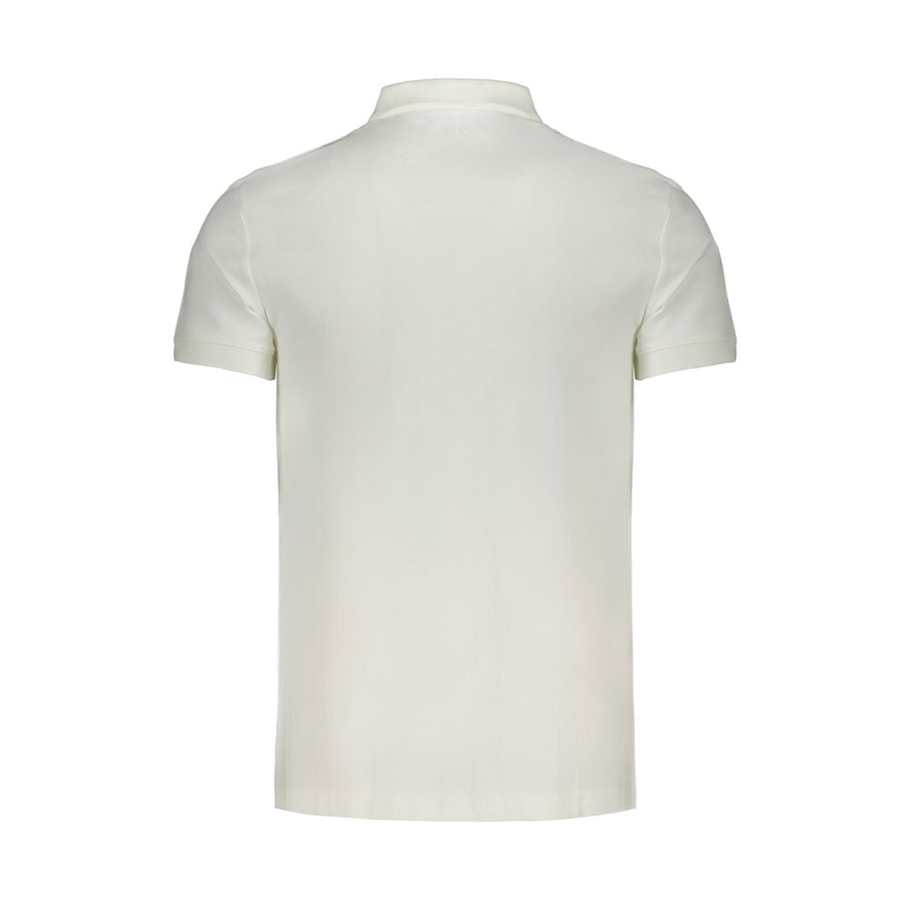 Polo de algodón blanco de Calvin Klein