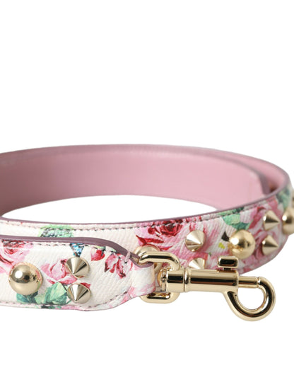 Correa para el hombro con accesorio de bolso floral rosa