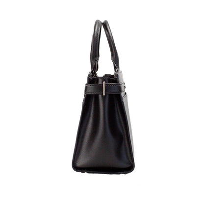 Bolso bandolera mediano de piel saffiano negra Staci de Kate Spade