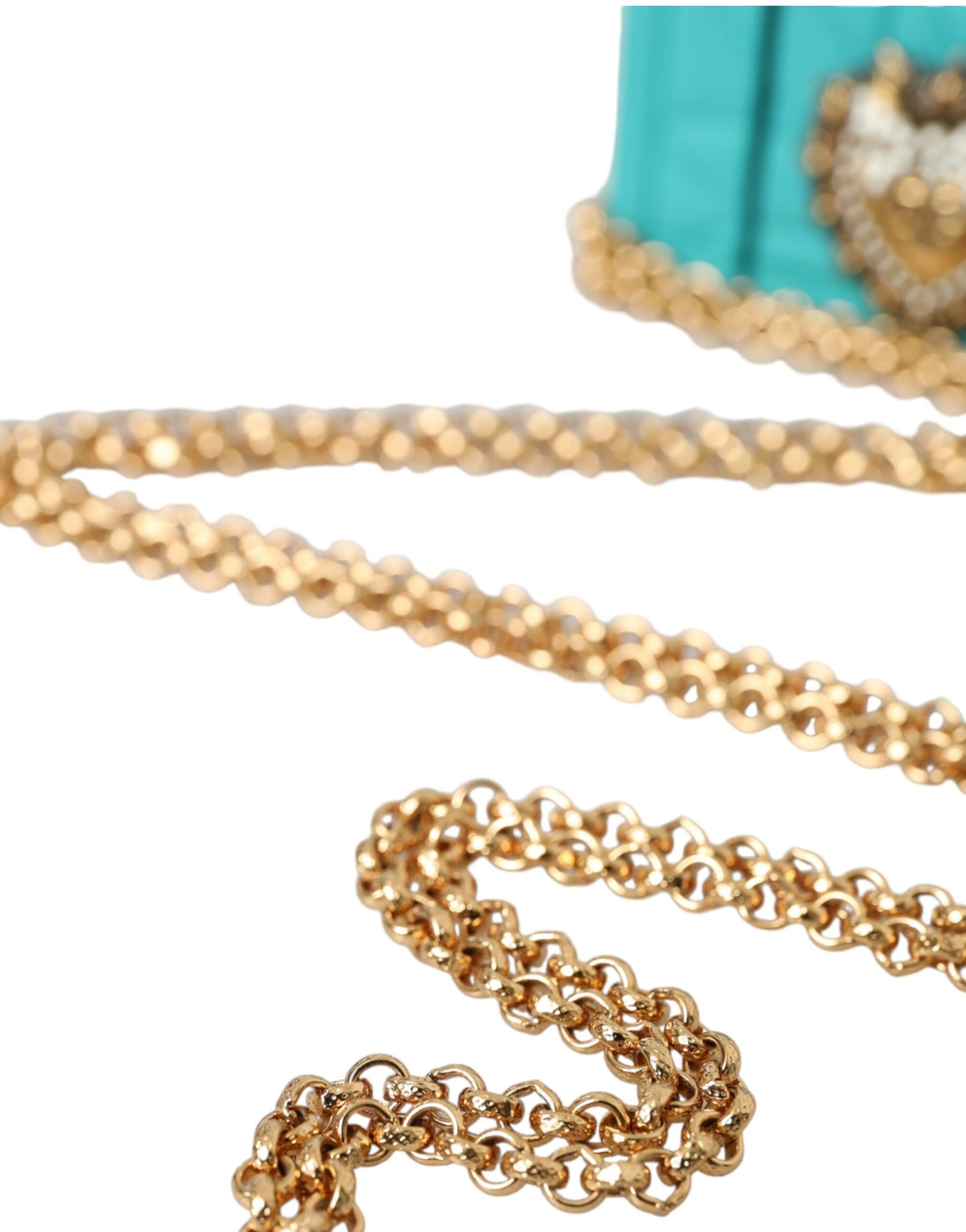 Funda para Airpods con funda de corazón Devotion de silicona turquesa