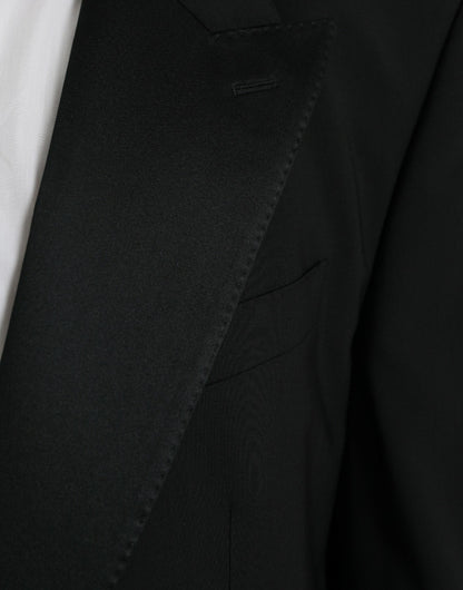 Abrigo tipo blazer de botonadura sencilla SICILIA en negro de Dolce &amp; Gabbana