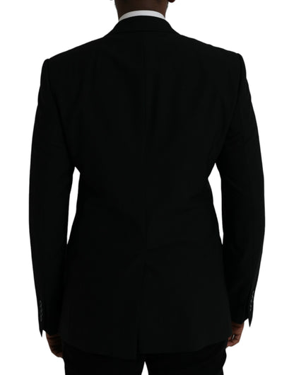 Blazer de botonadura sencilla con diseño de abeja y corona negra de Dolce &amp; Gabbana MARTINI