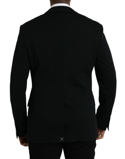 Blazer de lana con botonadura sencilla en color negro de Dolce &amp; Gabbana