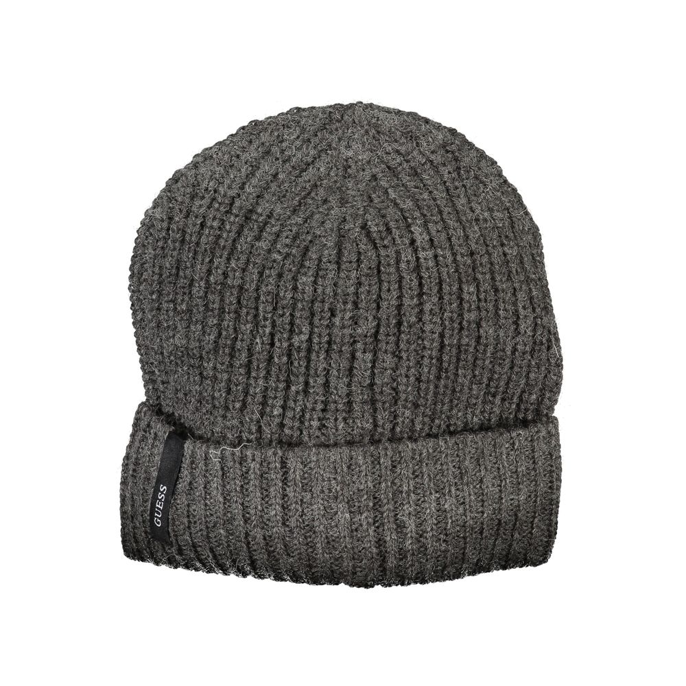 Gorros y gorras de tela gris