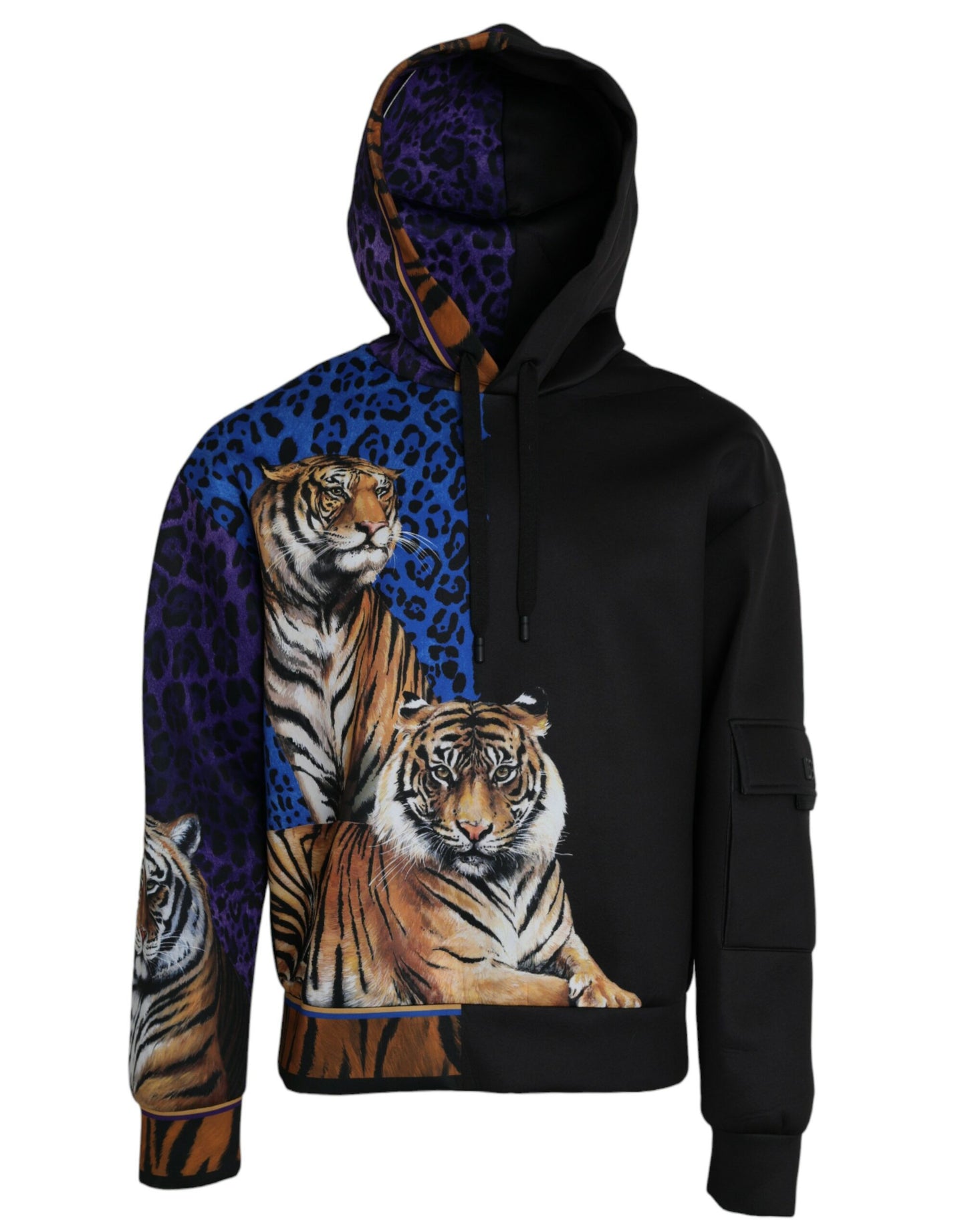 Sudadera con capucha y tigre multicolor de Dolce &amp; Gabbana